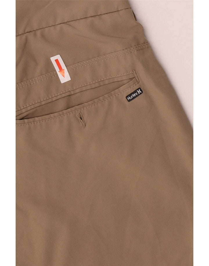 Hurley Boys Chino Shorts 15-16 år W33 Khaki Polyester