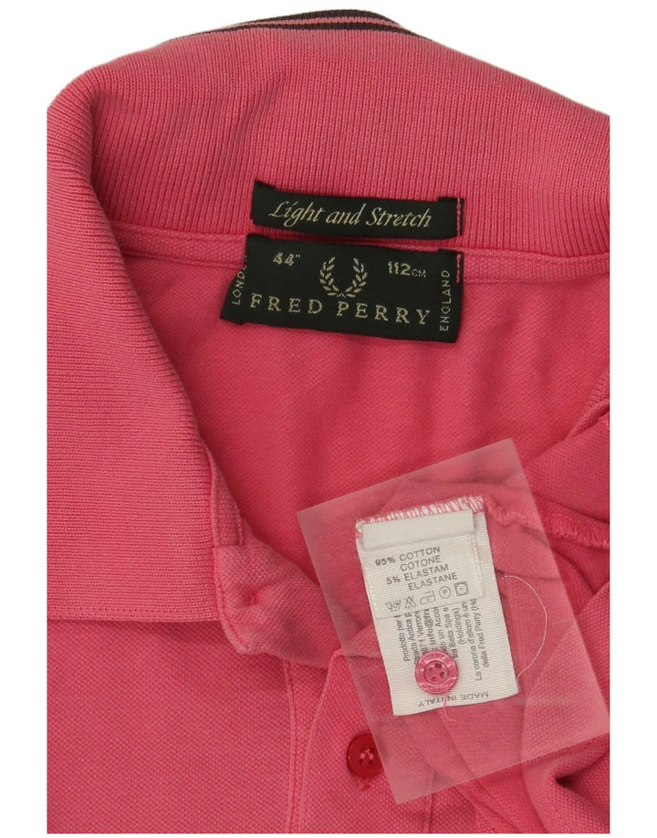Fred Perry Herre poloshirt Medium Pink Bomuld