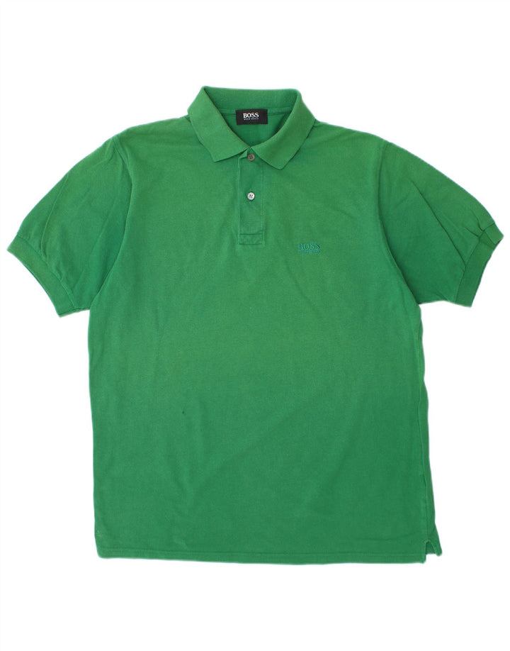 HUGO BOSS Poloshirt til mænd Medium Grøn Bomuld