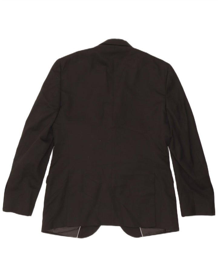 Marks & Spencer Herre 2-knap Regular Fit Blazer Jacket UK 38 Medium Black