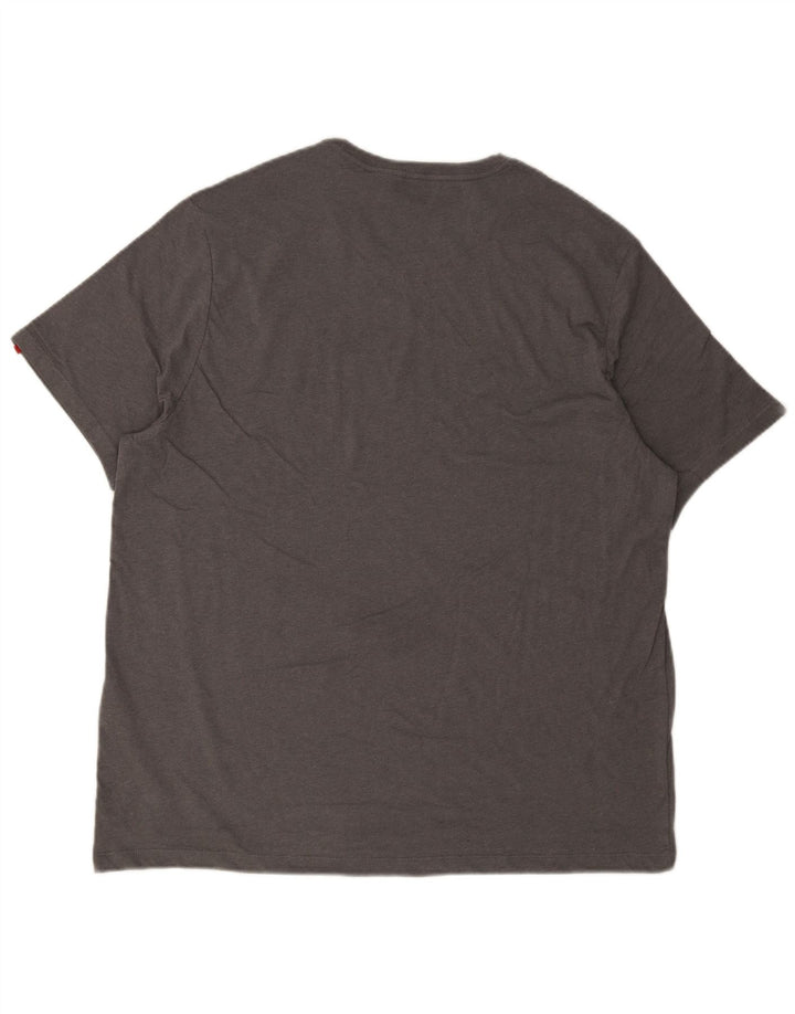 LEVI'S Herre T-Shirt Top 2XL Grå Bomuld