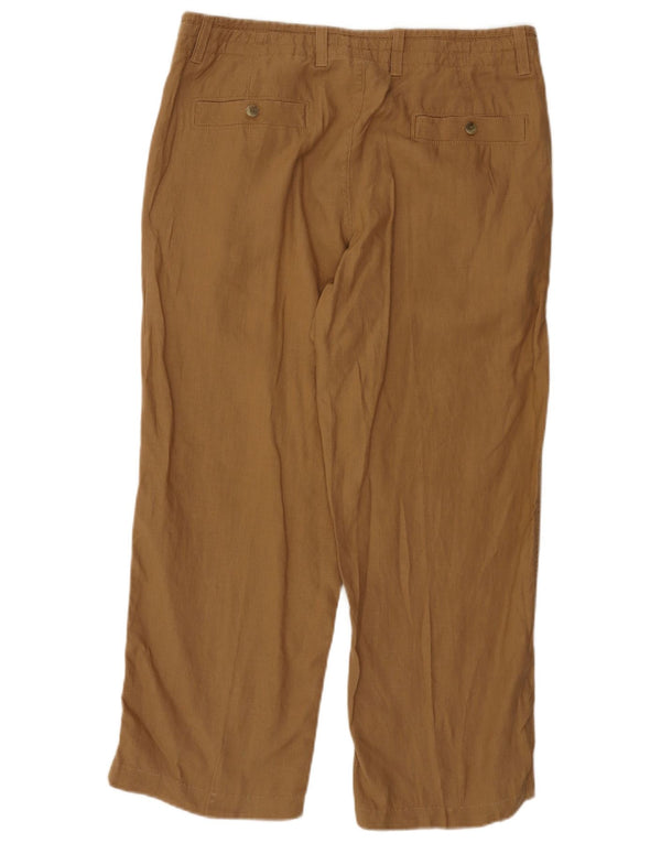 Marks & Spencer Herre Blue Harbor Lige Chinobukser W36 L26 Brun