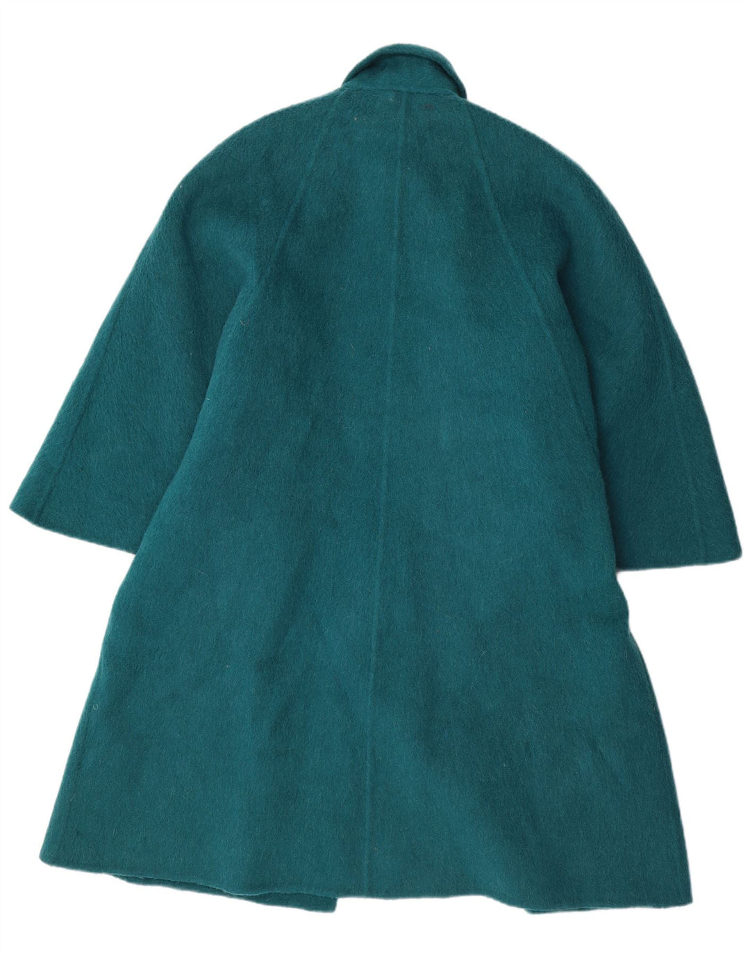 Gallara Dame Oversized Overfrakke IT 42 Medium Turkis Alpaca Uld