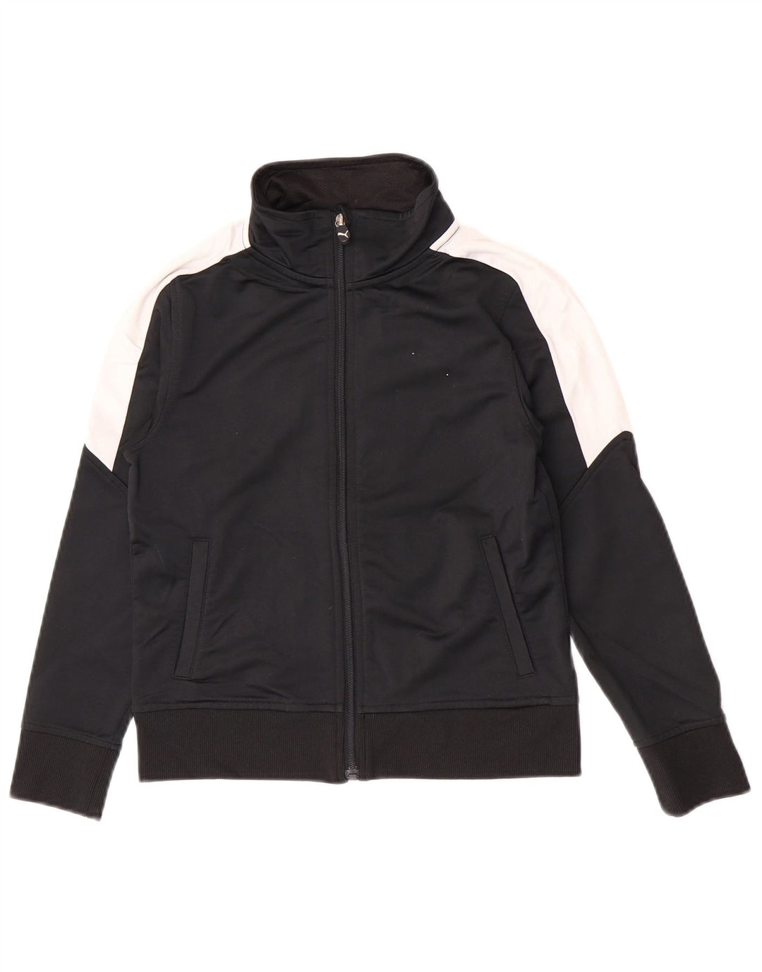 Puma Træningsdragt Topjakke til drenge 7-8 år Lille Sort Colourblock Polyester