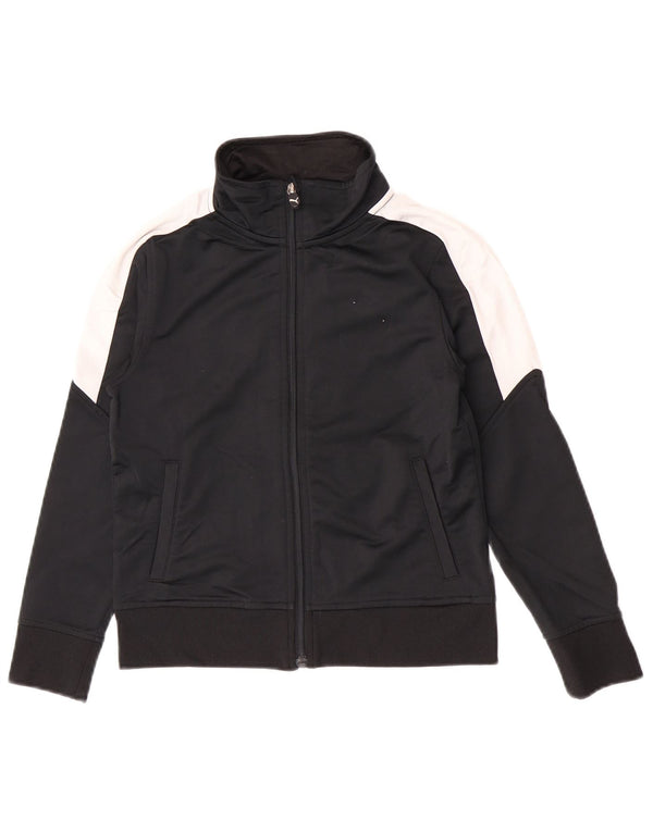 Puma Træningsdragt Topjakke til drenge 7-8 år Lille Sort Colourblock Polyester