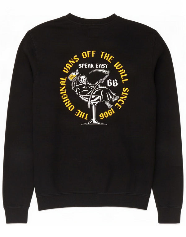 Vans Grafisk sweatshirt til mænd Medium Sort Bomuld