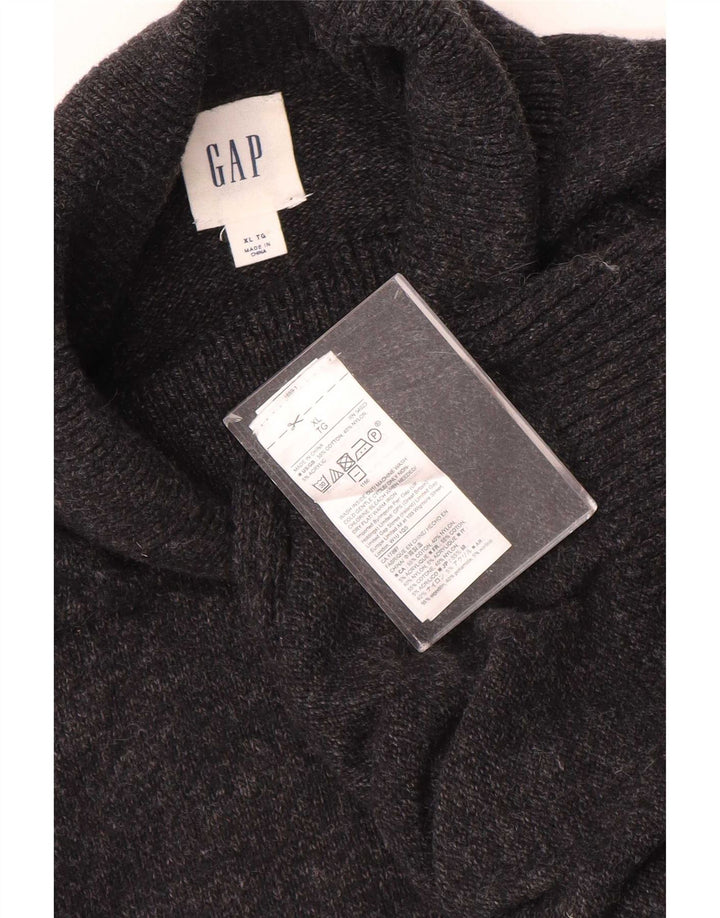 Gap Herre rullehals sweater XL grå bomuld