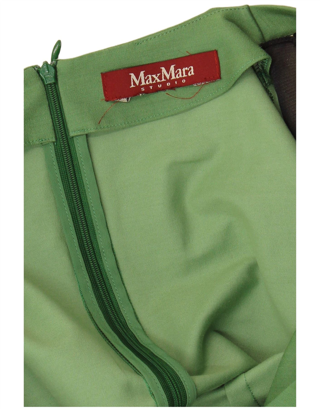 MAX MARA Skedekjole til kvinder UK 12 Medium Grøn