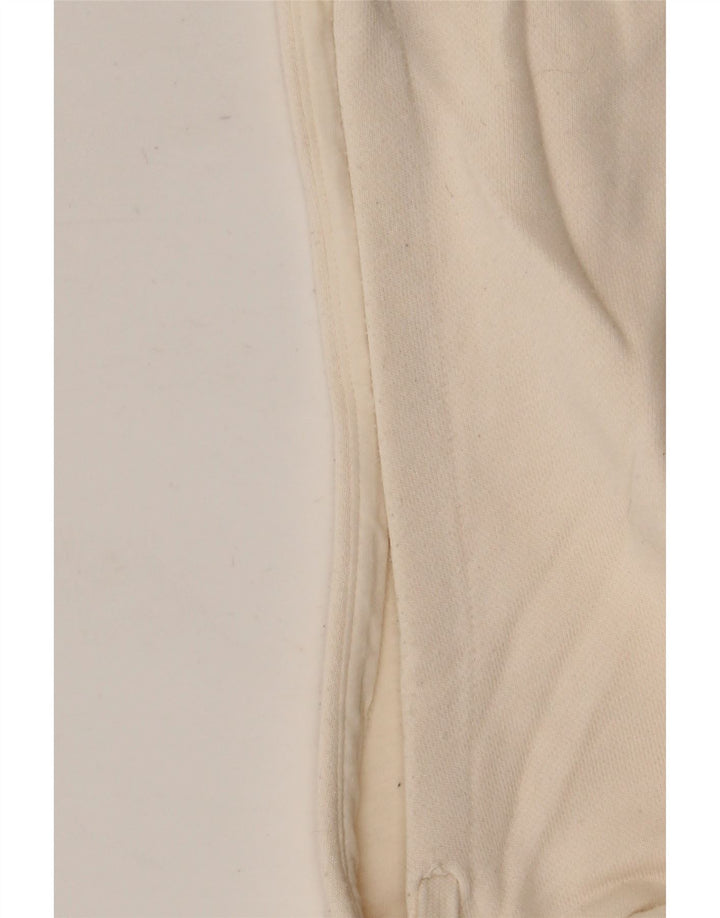 Adidas Grafisk hættetrøje til mænd Medium Off White Bomuld
