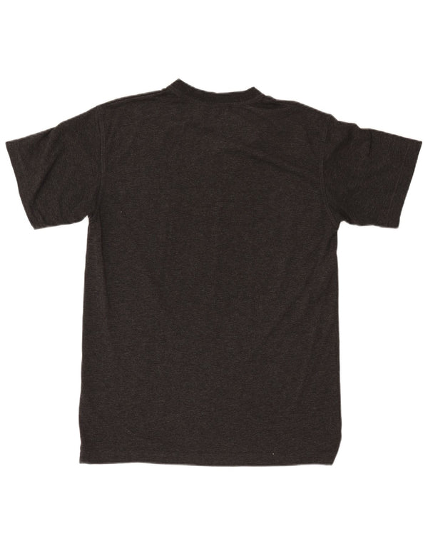 FILA Drenge Grafisk T-Shirt Top 13-14 år XL Sort Bomuld