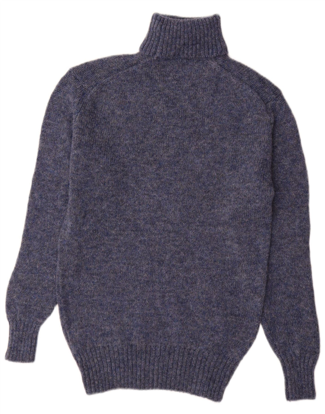 Vintage Herre rullehals sweater lille blå ny uld