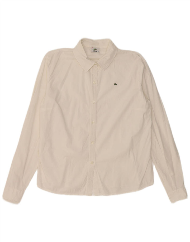 Lacoste dameskjorte str. 44 Large White