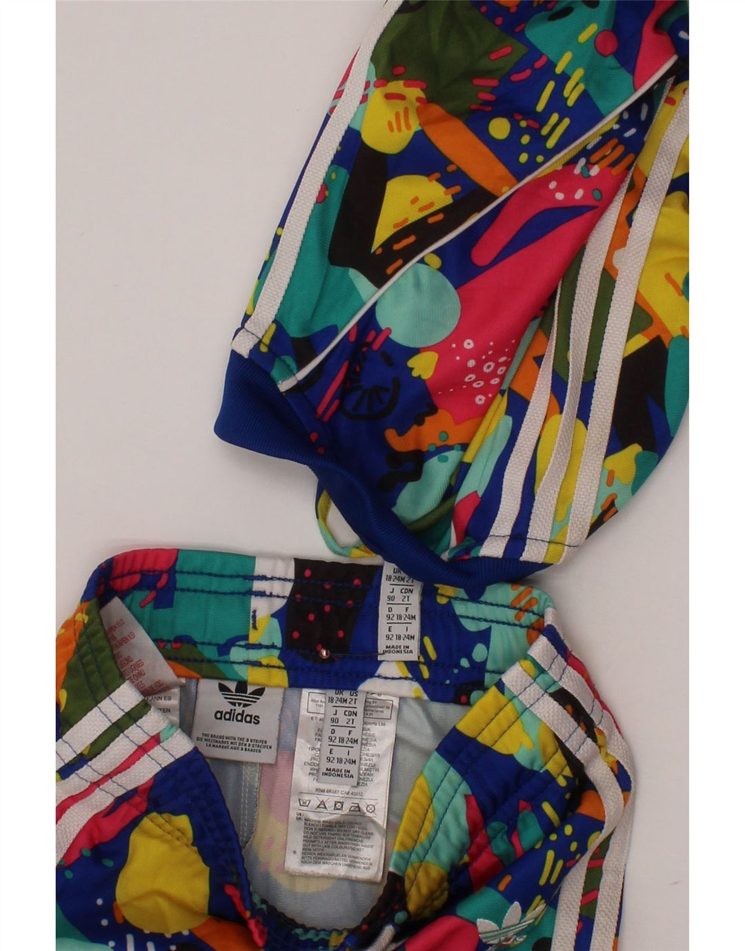 ADIDAS Baby Girls hel træningsdragt 18-24 måneder Flerfarvet