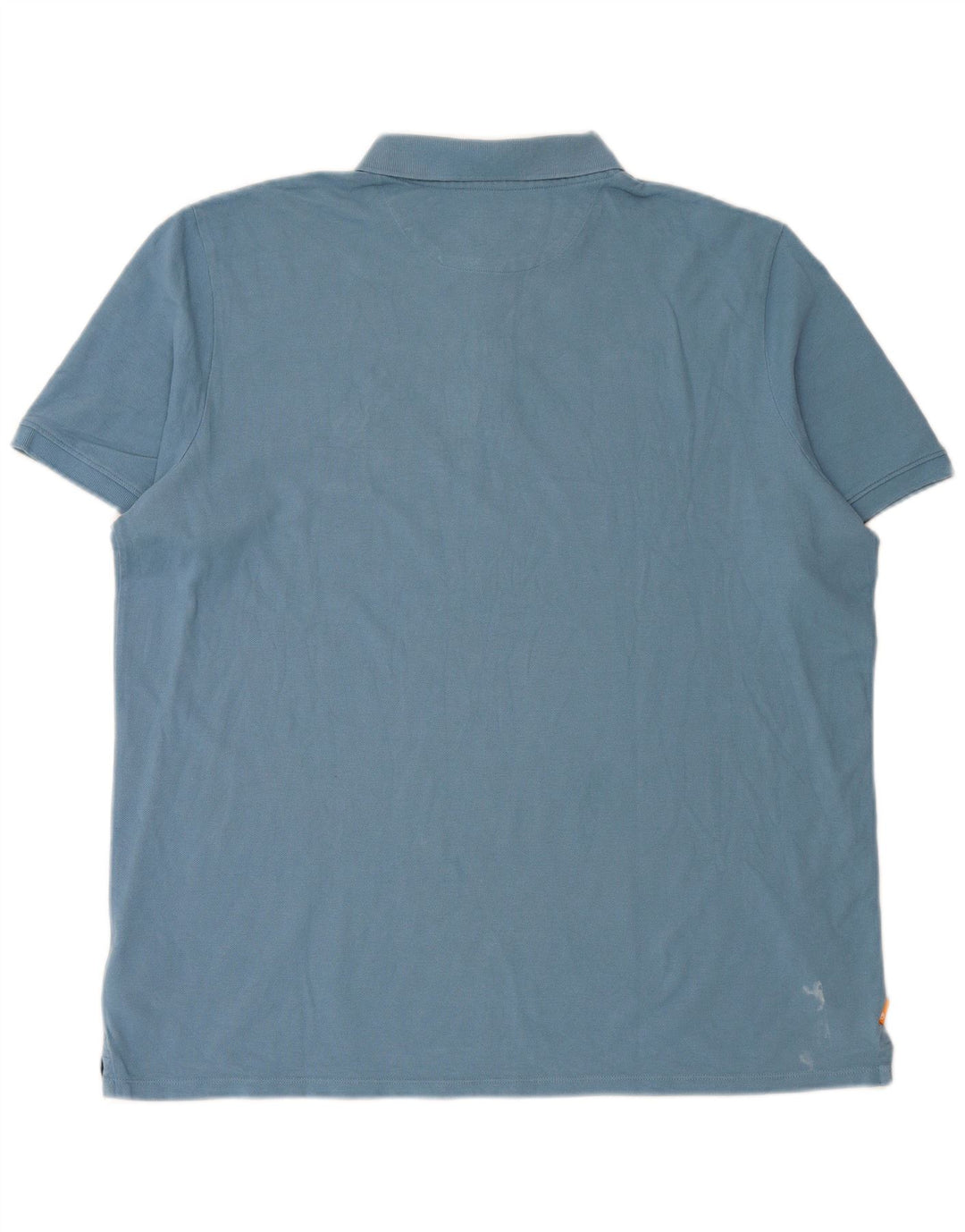 TIMBERLAND Mens Regular Fit Polo Shirt 2XL Blue Cotton