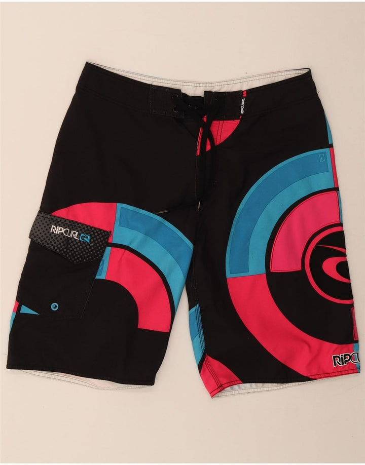 Rip Curl Herre grafiske svømmeshorts Medium Sort Geometrisk Polyester