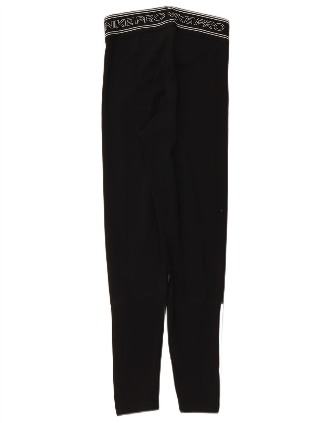 NIKE Dri Fit grafiske leggings til kvinder UK 4 XS sort polyester