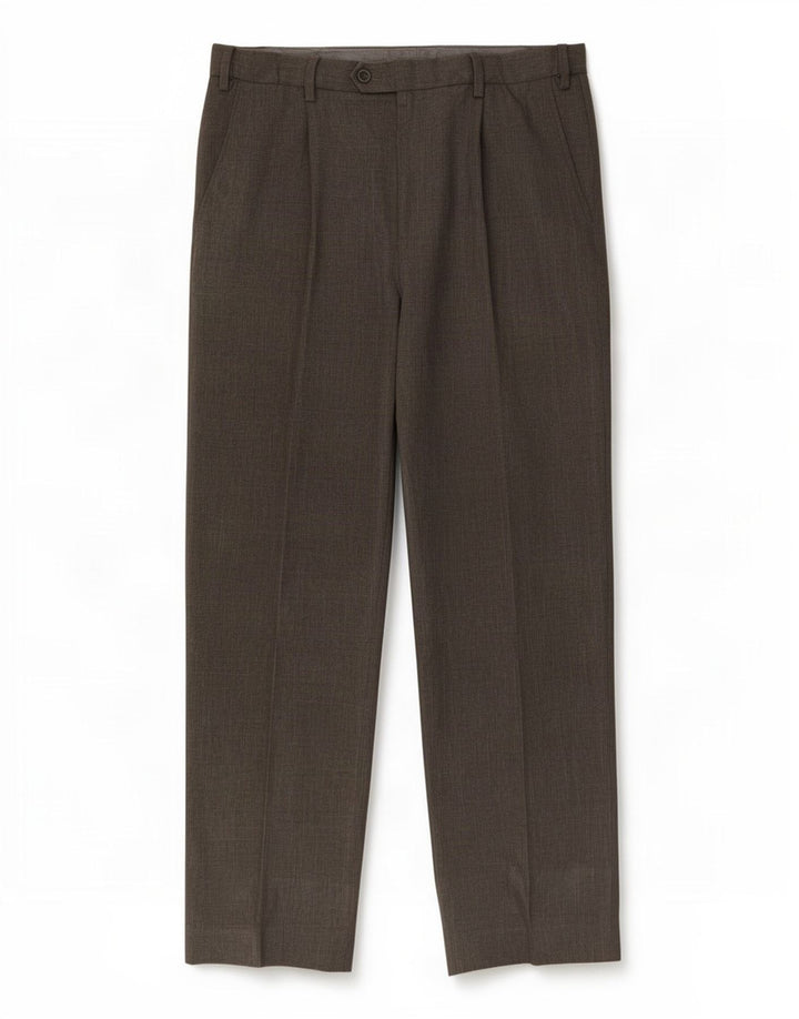 Marks & Spencer Herre Pegged Suit Bukser W34 L30 Grå Polyester