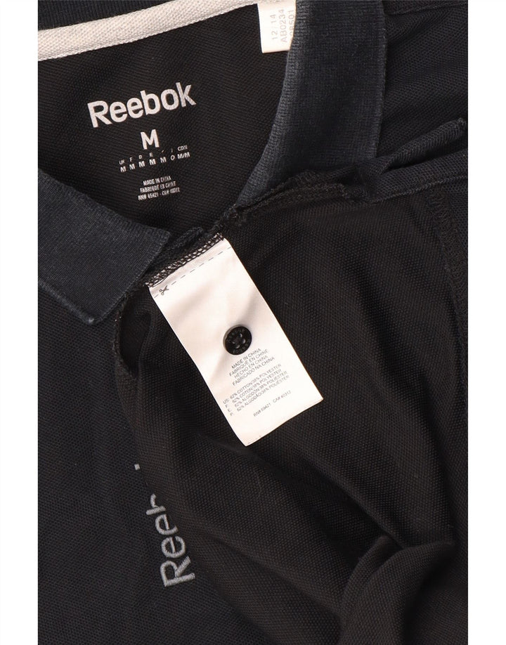 Reebok herre poloshirt Medium sort bomuld