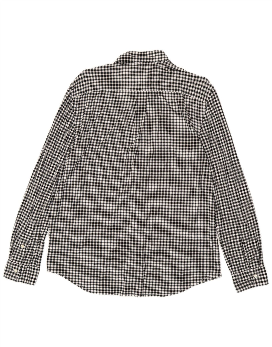Ralph Lauren Herre flannelskjorte Stor sort Gingham Bomuld