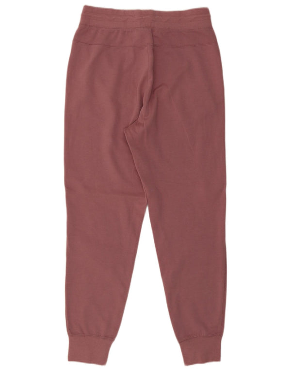 Nike Womens Crop træningsdragt Bukser Joggers UK 10 Small Pink Colourblock