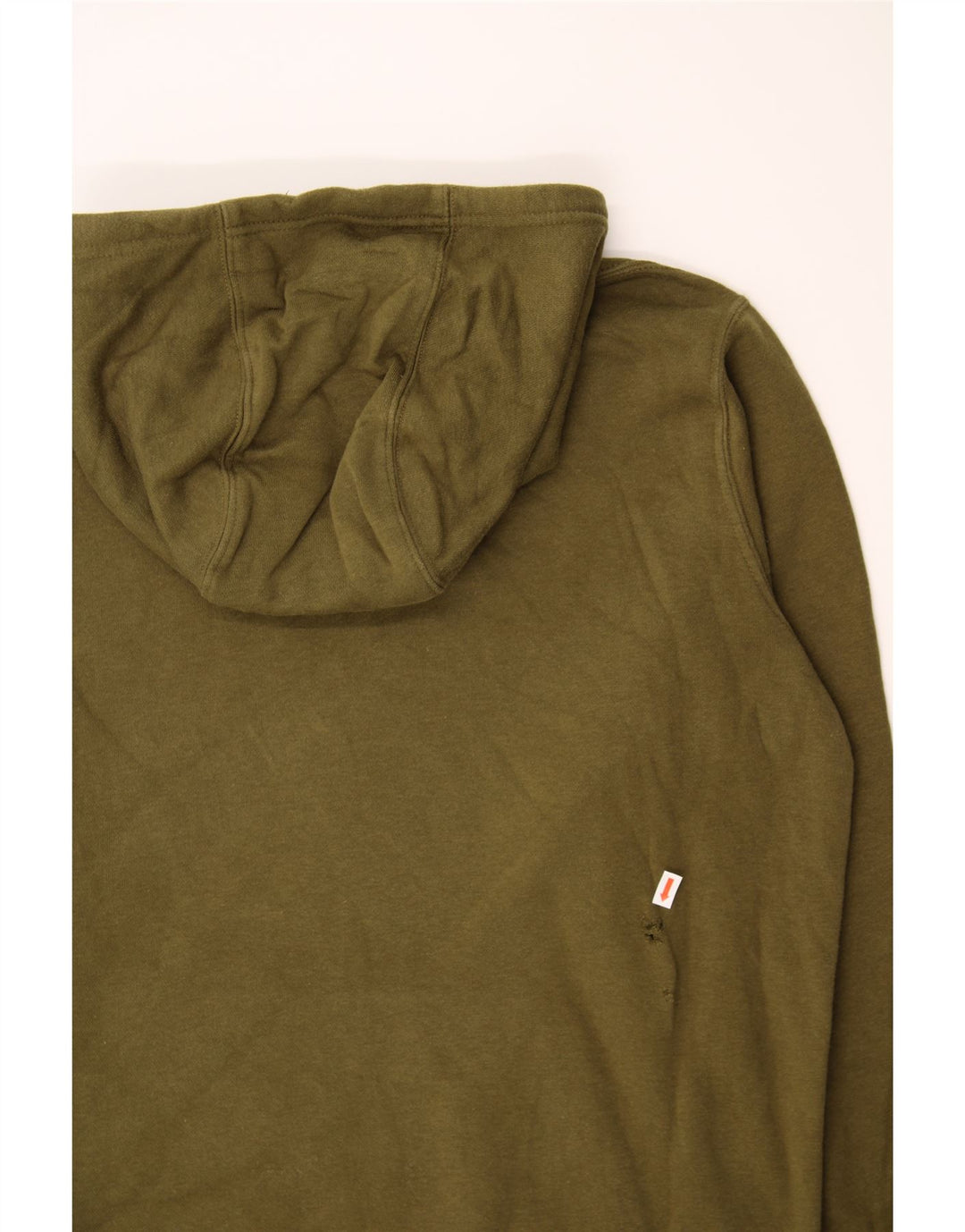 NIKE Mens Hoodie Jumper Medium Khaki Cotton Vintage Nike and Second-Hand Nike from Messina Hembry 
