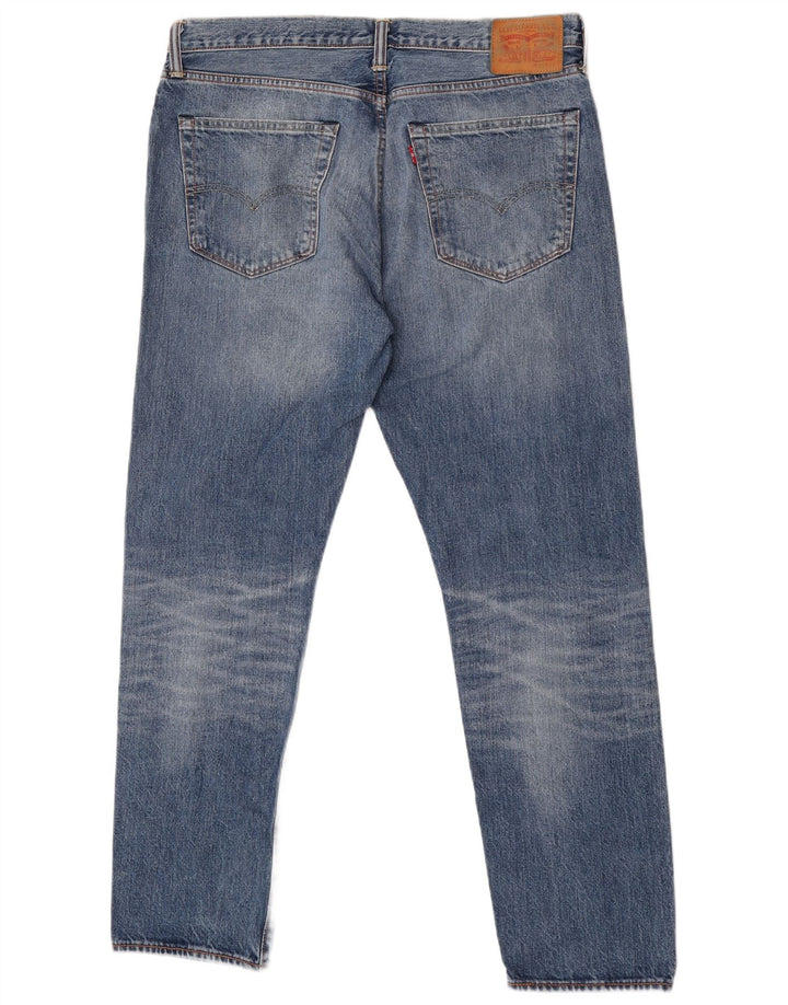 Levi's Herre 508 tilspidsede jeans W36 L32 blå bomuld