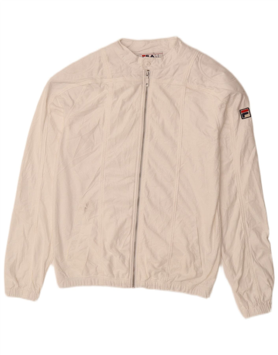 Fila Træningsdragt til mænd Topjakke XS Hvid Polyester