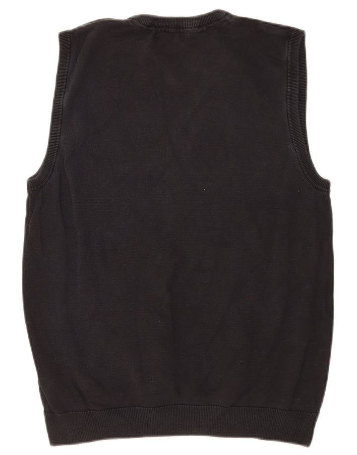 Marks & Spencer Boys Vest Tank Top 14-15 År Sort Bomuld