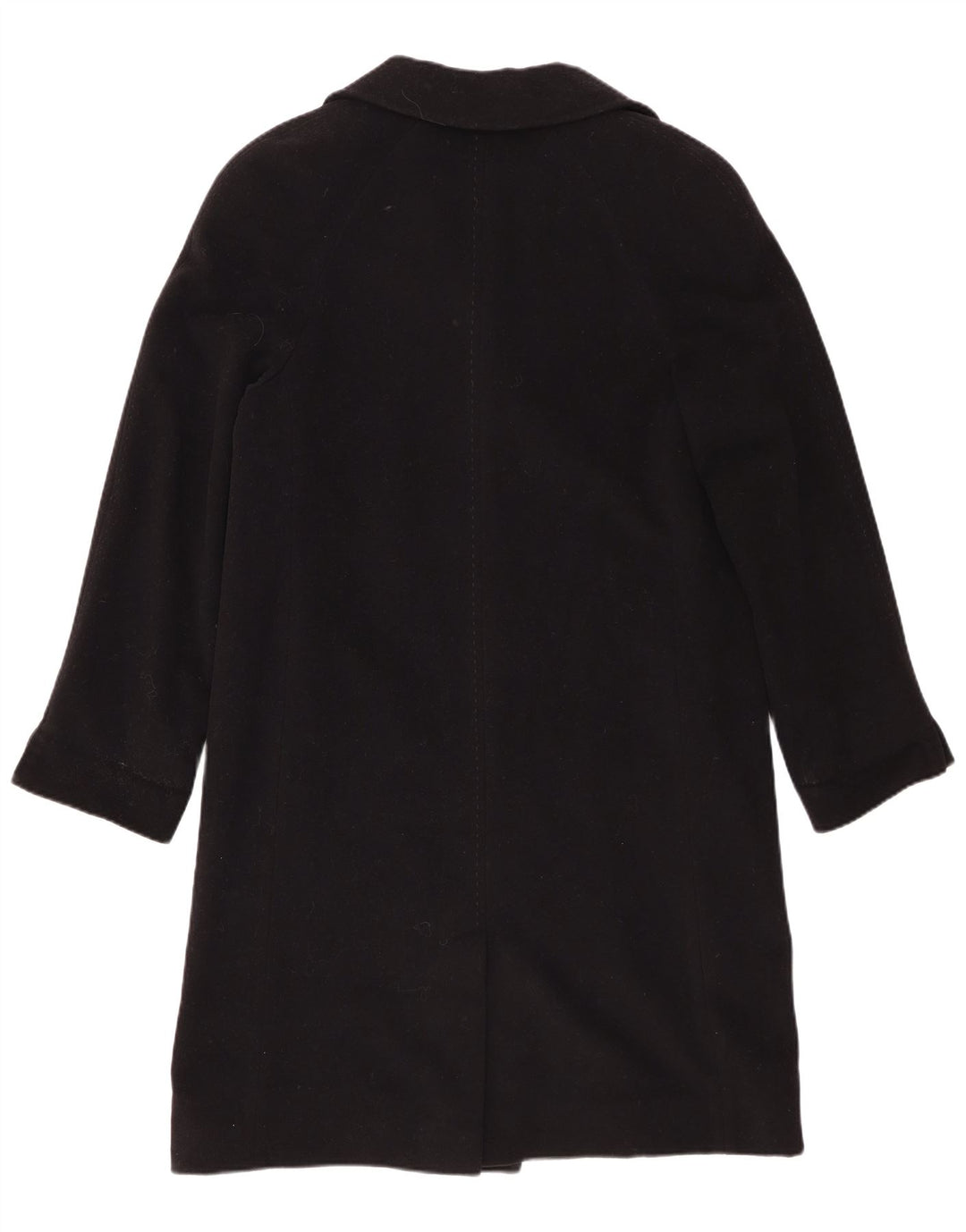 Franco Ancona Dame Overfrakke IT 46 Large Black Virgin Wool