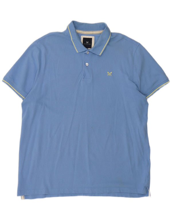 Crew Clothing Herre Polo Shirt 2XL Blå Bomuld