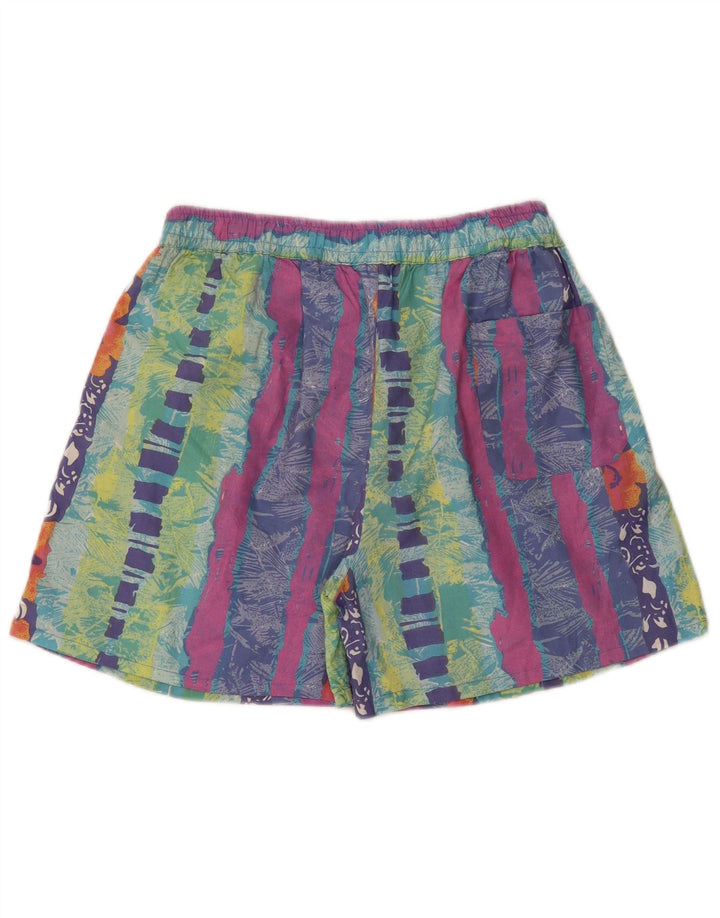 VINTAGE Badeshorts til mænd Medium flerfarvet stribet bomuld