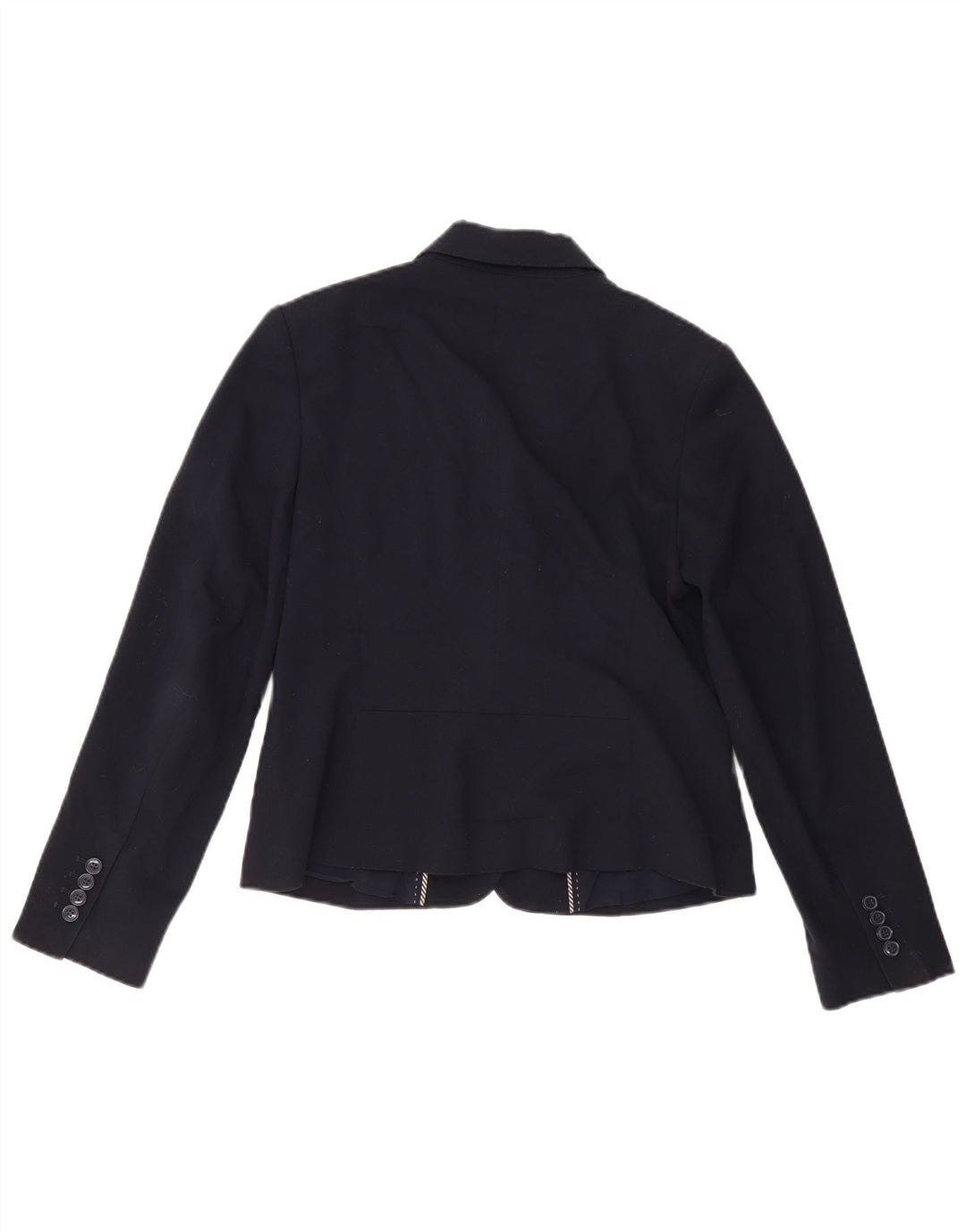 Marks & Spencer Dame 2 Button Blazer Jacket UK 12 Medium Navy Blue