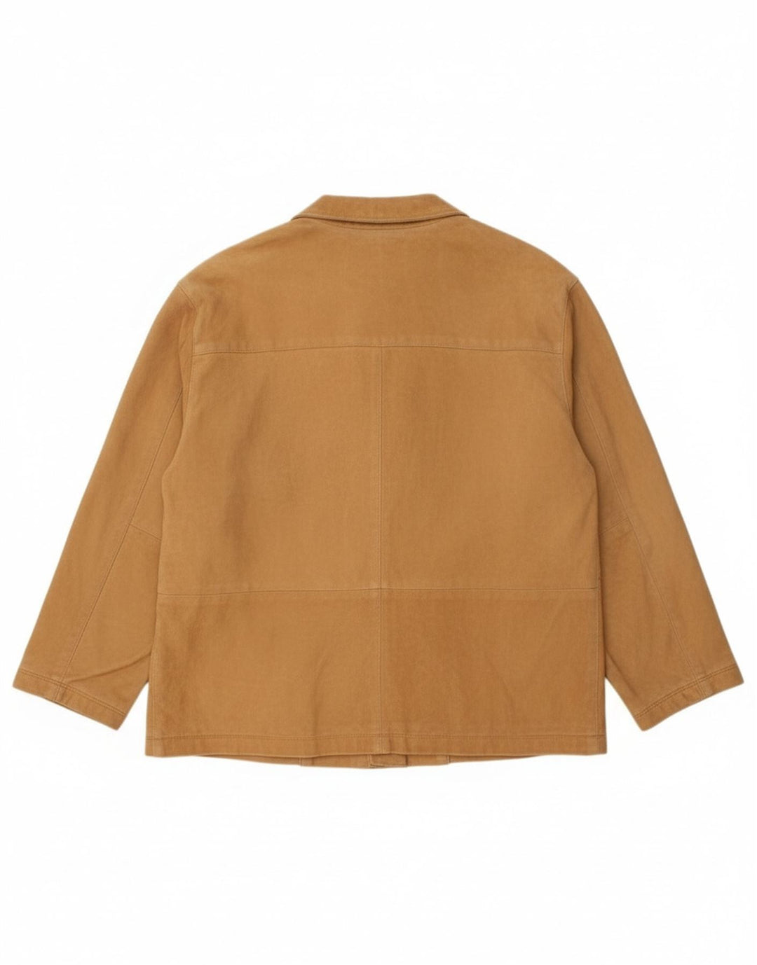 Simonetta Dame Ruskindsjakke UK 16 Large Beige Læder