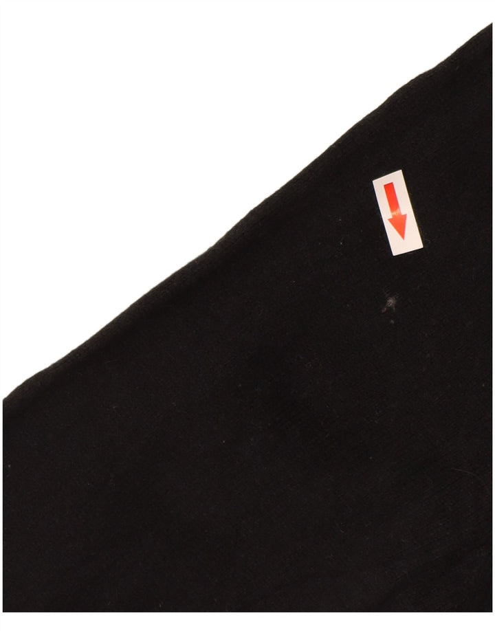 J. Crew Herre V-hals sweater Stor sort bomuld