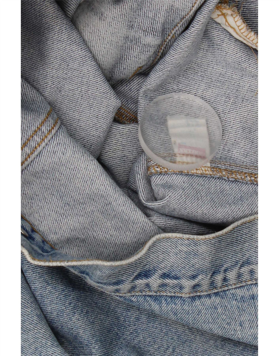 Carrera Herre Distressed Denim Jacket UK 36 Small Blue Cotton