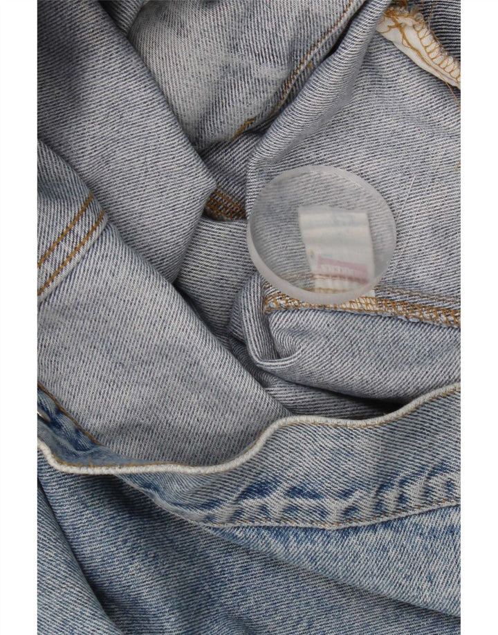 Carrera Herre Distressed Denim Jacket UK 36 Small Blue Cotton