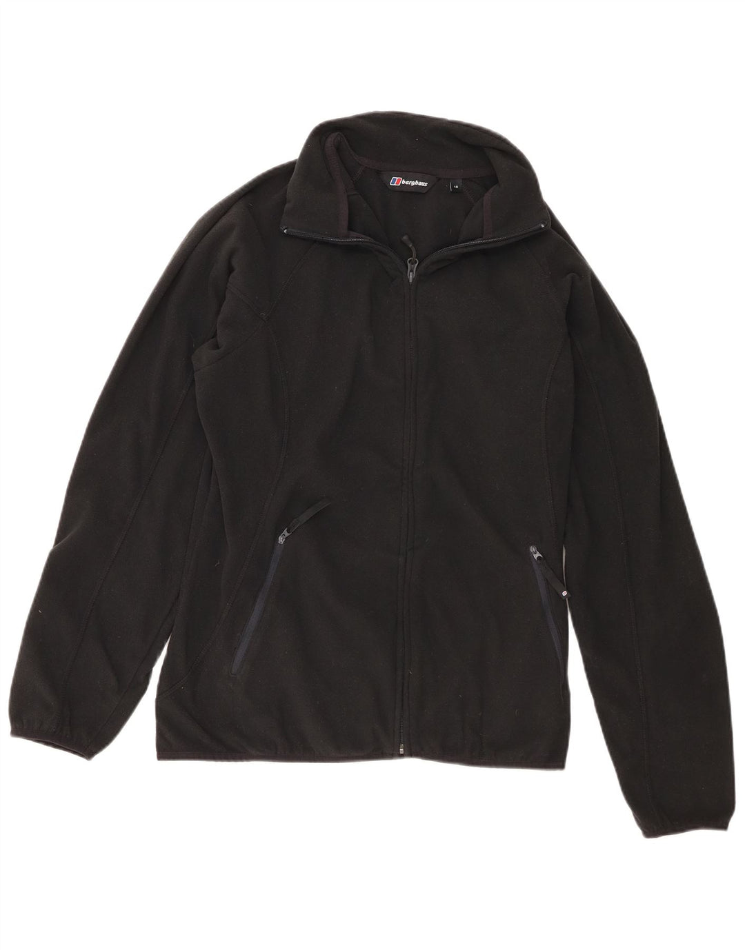 Berghaus Fleecejakke til kvinder UK 16 Stor sort polyester