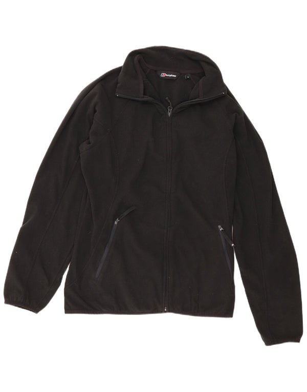 Berghaus Fleecejakke til kvinder UK 16 Stor sort polyester