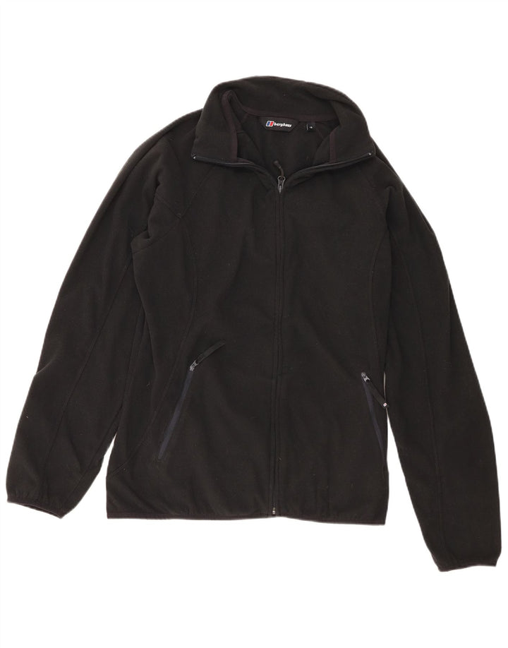 Berghaus Fleecejakke til kvinder UK 16 Stor sort polyester
