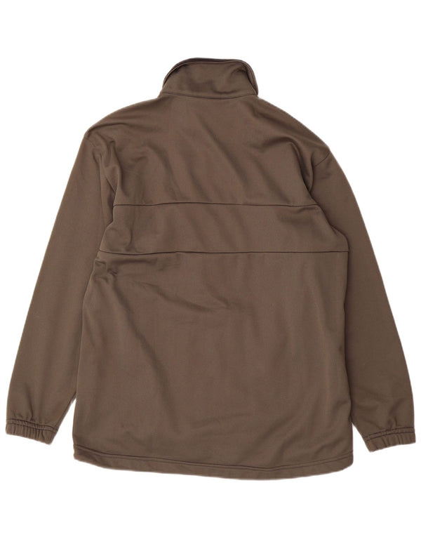 ASICS Dame Loose Fit træningsdragt Topjakke UK 14 Medium Khaki