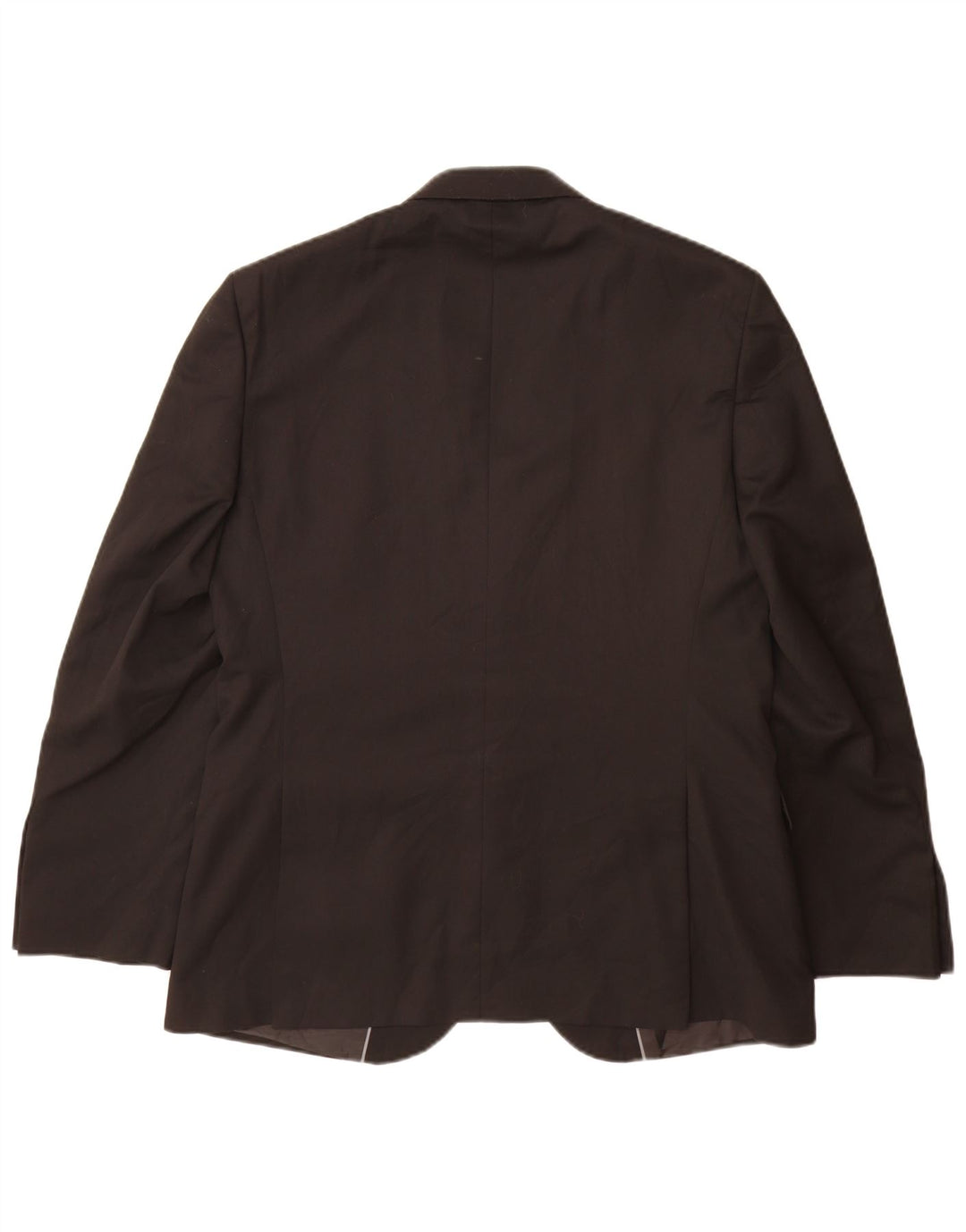 Marks & Spencer Herre 2 Button Blazer Jacket UK 40 Large Black Polyester