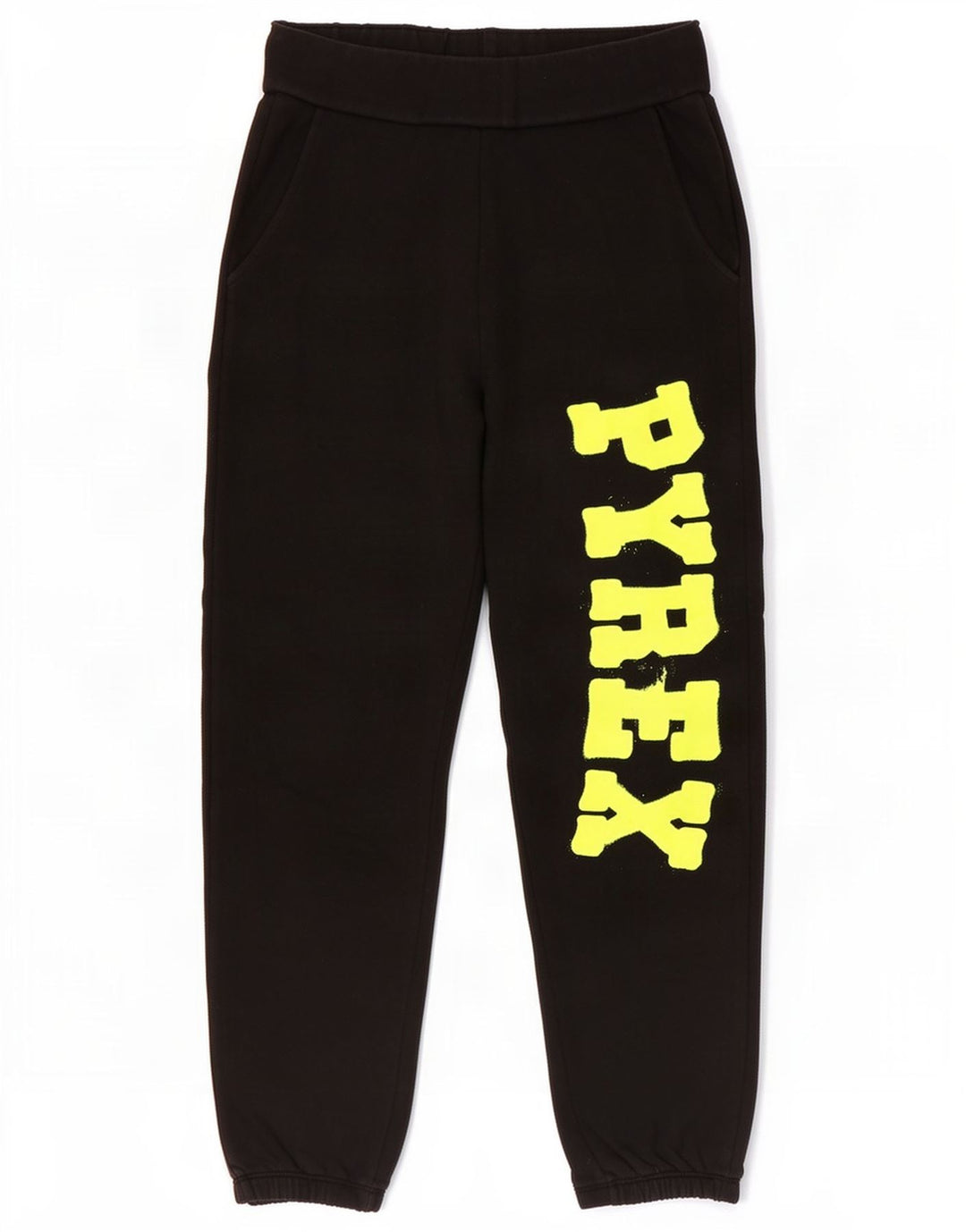 Pyrex Graphic Tracksuit Bukser til kvinder Joggers UK 10 Small Black Bomuld