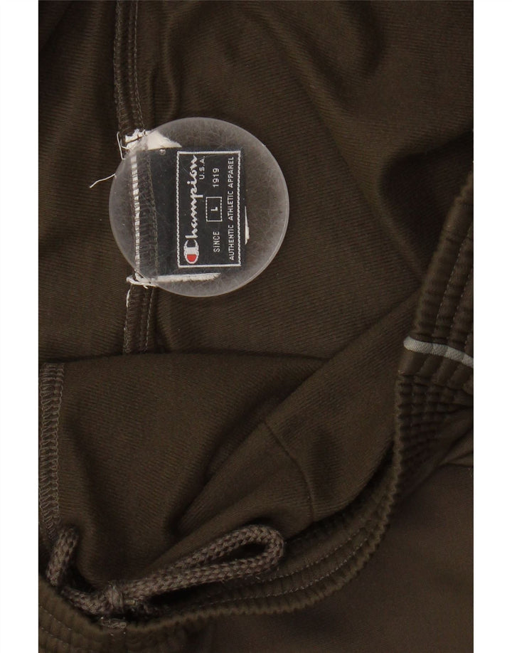 CHAMPION Mens Hooded Full Tracksuit Large  Grey Colourblock Polyester Vintage Champion and Second-Hand Champion from Messina Hembry 