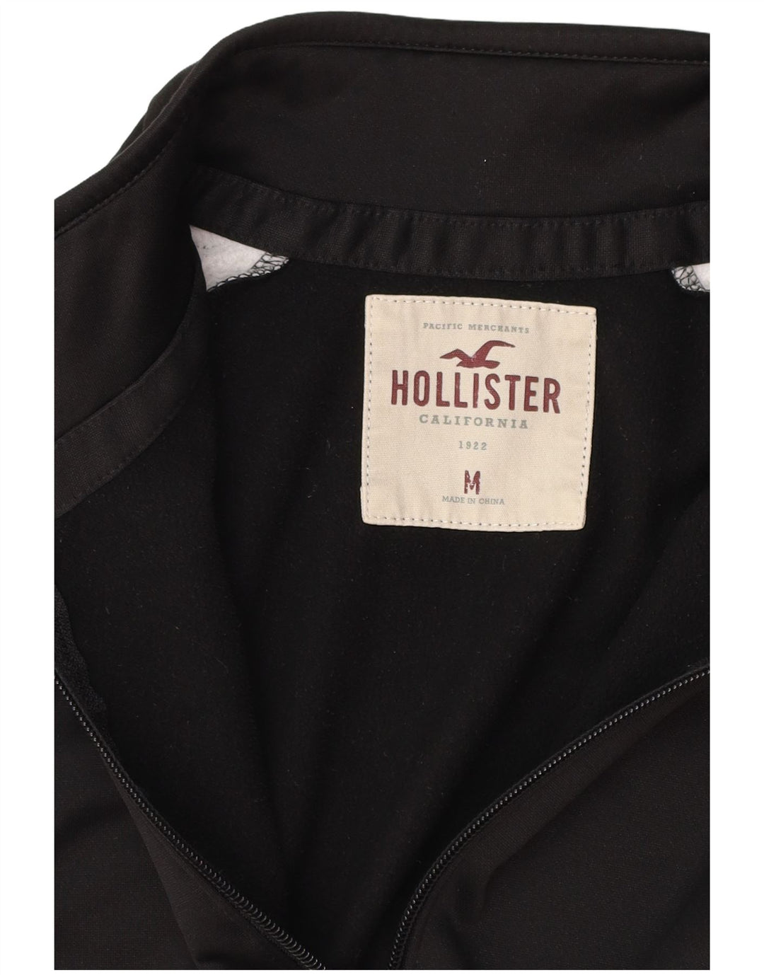 HOLLISTER Træningsdragt topjakke til kvinder UK 14 Medium Sort Colourblock
