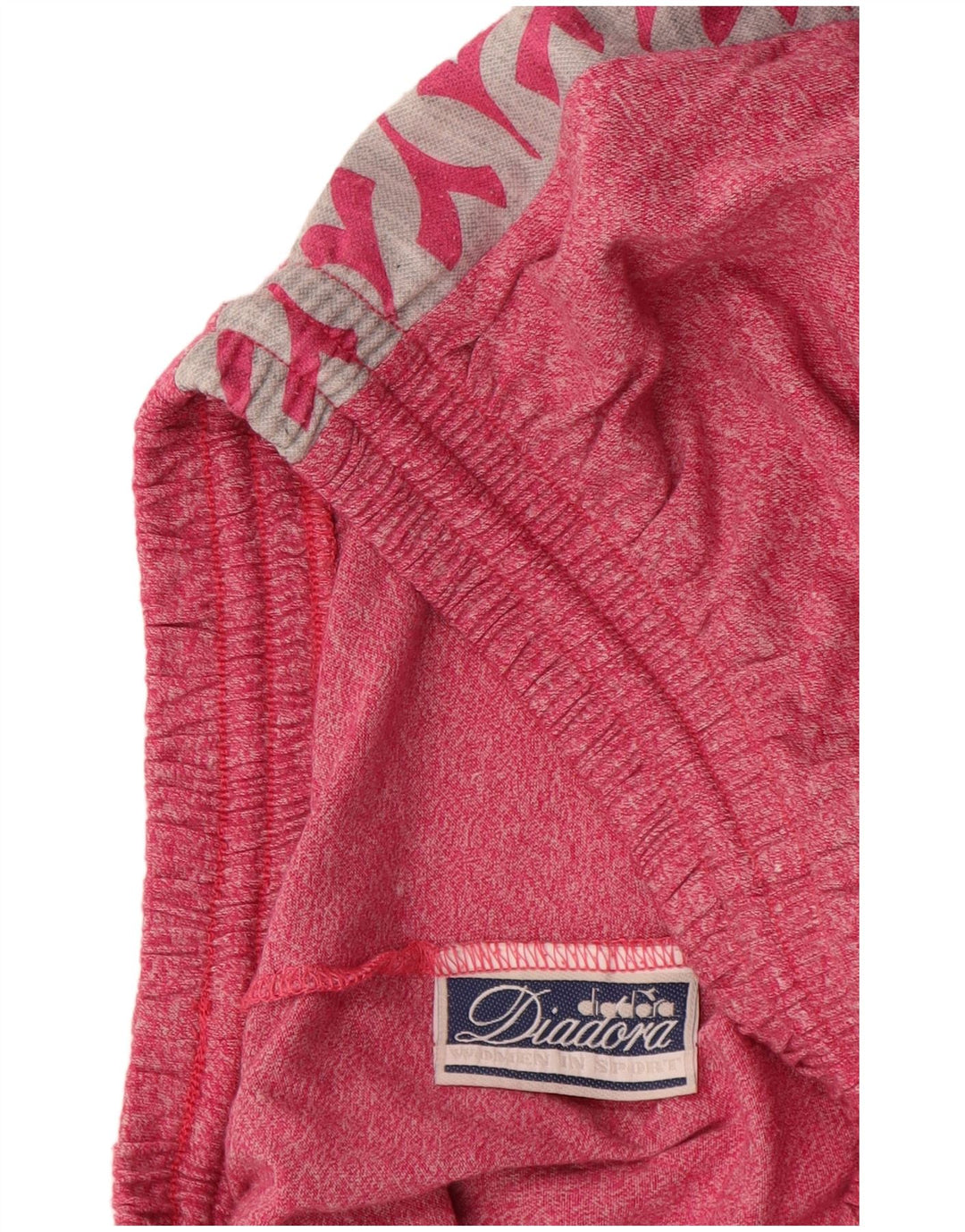 DIADORA Kvinder Oversized grafisk 2-delt sæt UK 10 Lille rødt bomuld