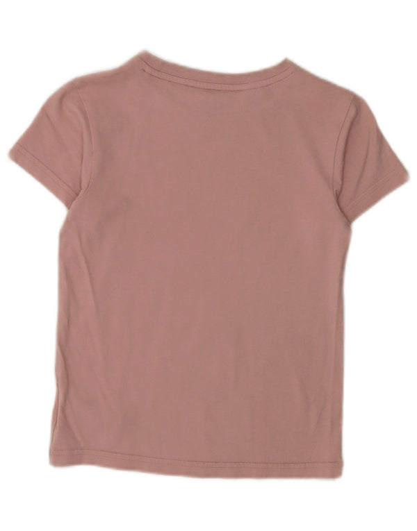 Adidas Pige T-Shirt Top 7-8 År Pink Bomuld