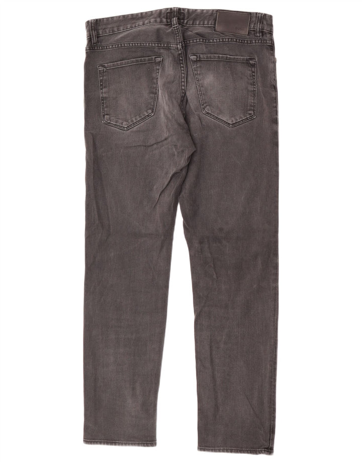 Hugo Boss Herre Maine Regular Fit Straight Jeans W34 L30 Grå