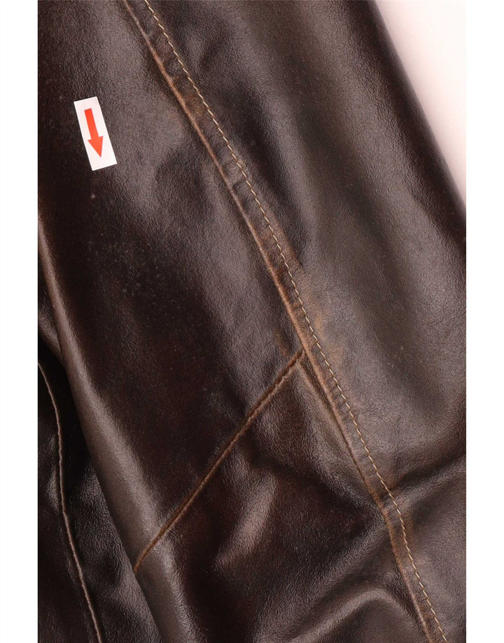 J.J.Scott Herre Læderjakke IT 48 Medium Brun
