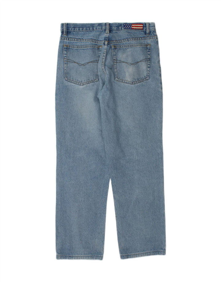 VINTAGE Mens Tapered Jeans IT 48 Medium W30 L27 Blue Cotton Vintage Vintage and Second-Hand Vintage from Messina Hembry 