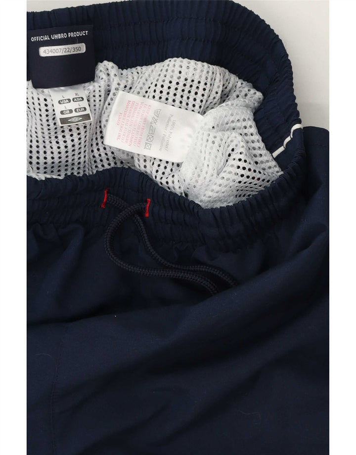 Umbro Herre Grafiske Badeshorts Store Marineblå Polyester